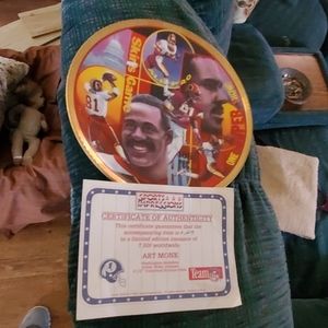 1993 Art Monk. Collectors plate